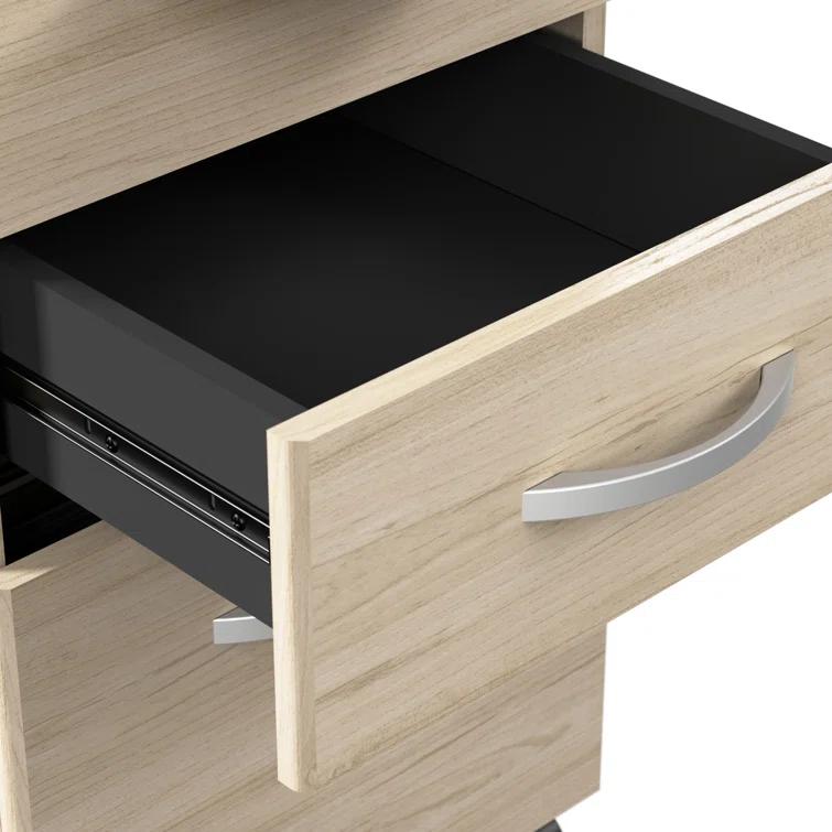 Bush Business Furniture Arrive 16'' Wide 3 -Drawer Mobile File Cabinet
