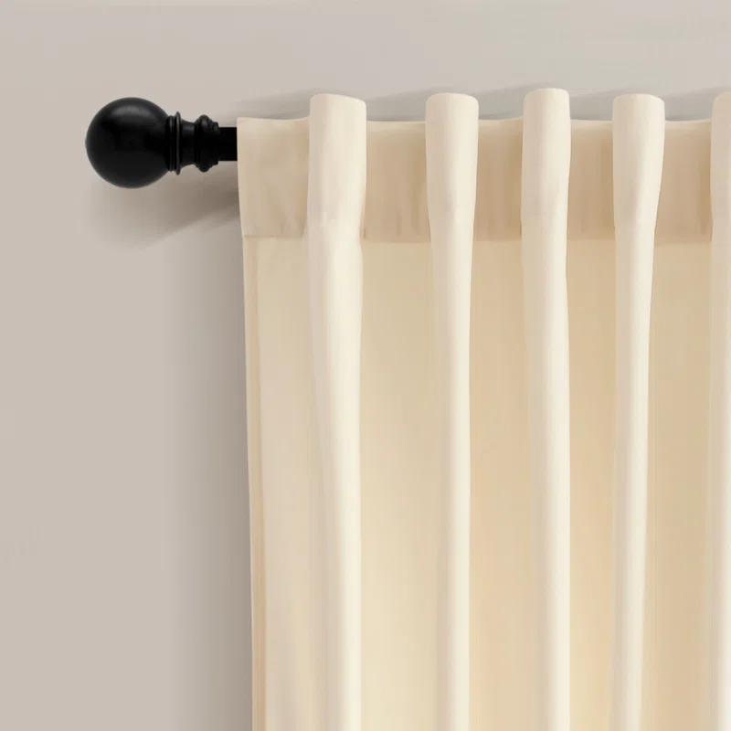 Lush Decor Prima Velvet Solid Velvet Room Darkening Curtain Pair (Set of 2)