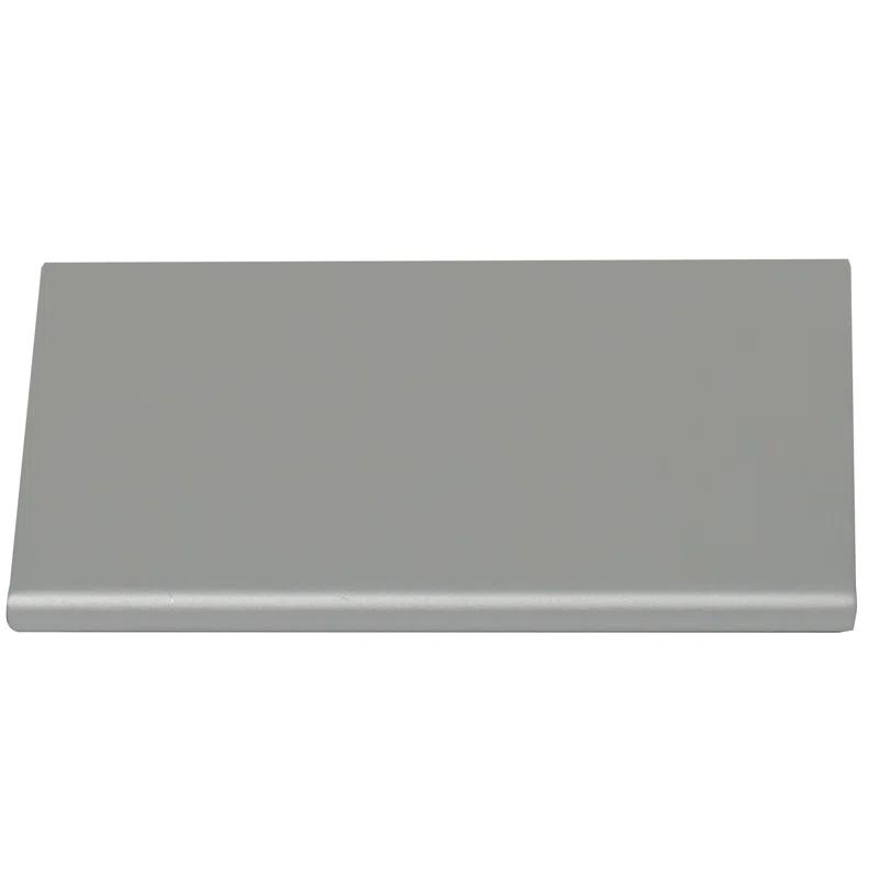Laurey Laurey Edge Pull 12" Center-To Center Matte Black Edge Cabinet Pull