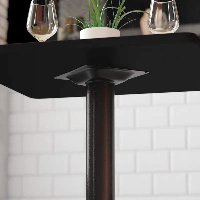 Flash Furniture Beverly Restaurant Table X-Base with 3" Dia. Table Height Column