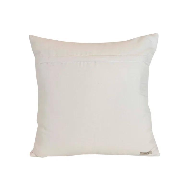 Foreside Home & Garden Foreside Home & Garden 20x20 Outdoor Indoor Wide Stripe Filled Throw Pillow Green Polyester