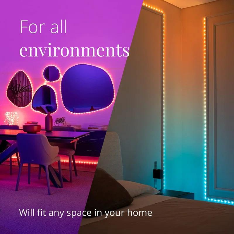 Twinkly Twinkly Smart Decoration 60 Multicolor LED App Controlled Dots Lights, Black
