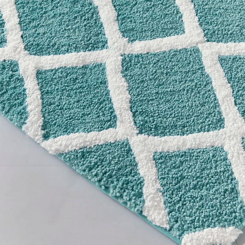 Madison Park Bittman Reversible High Pile Tufted Bath Rug