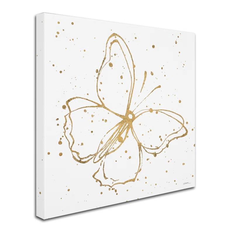 Trademark Fine Art Shirley Novak " Golden Wings I " by Shirley Novak