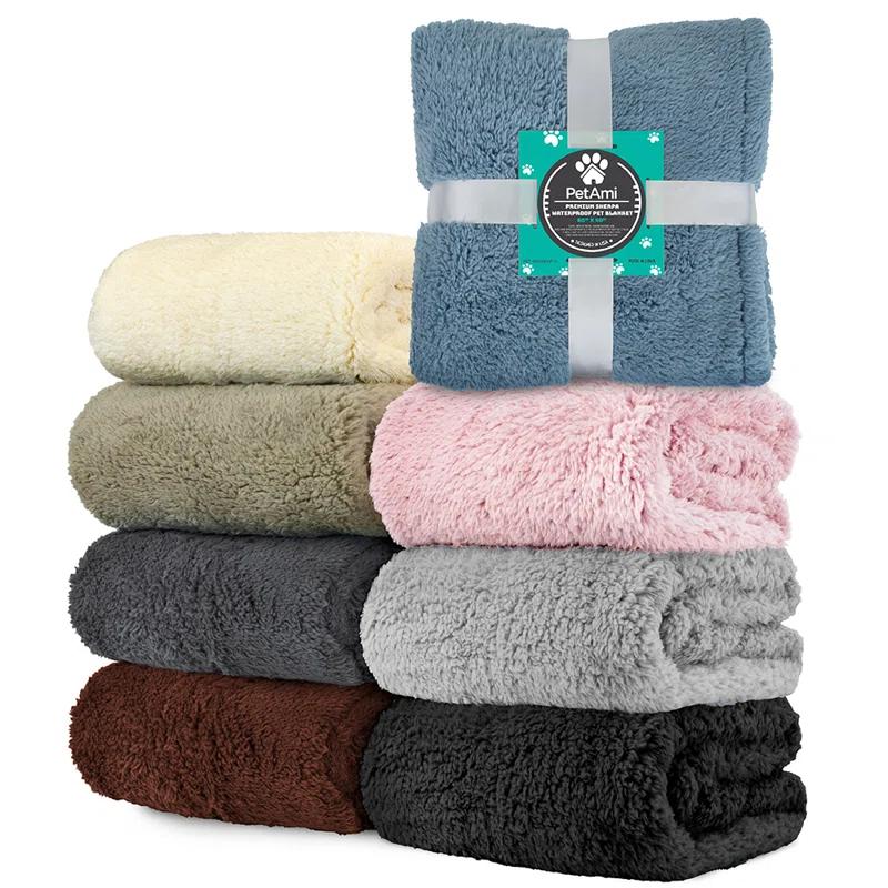 PetAmi Sherpa Fleece Pet Blanket