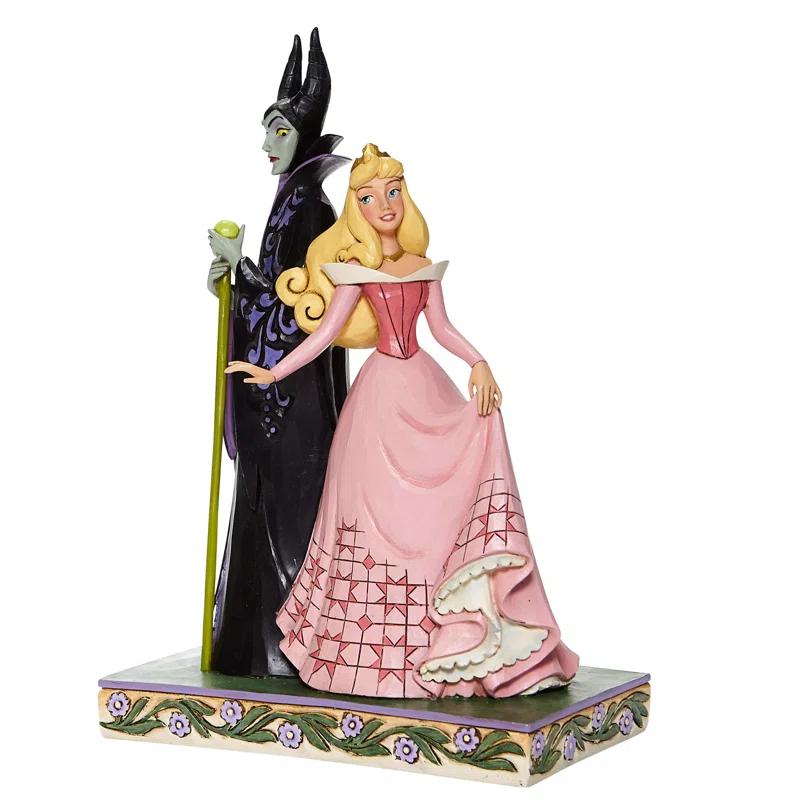 enesco Disney Traditions Jim Shore Aurora & Maleficent Figurine 9in H