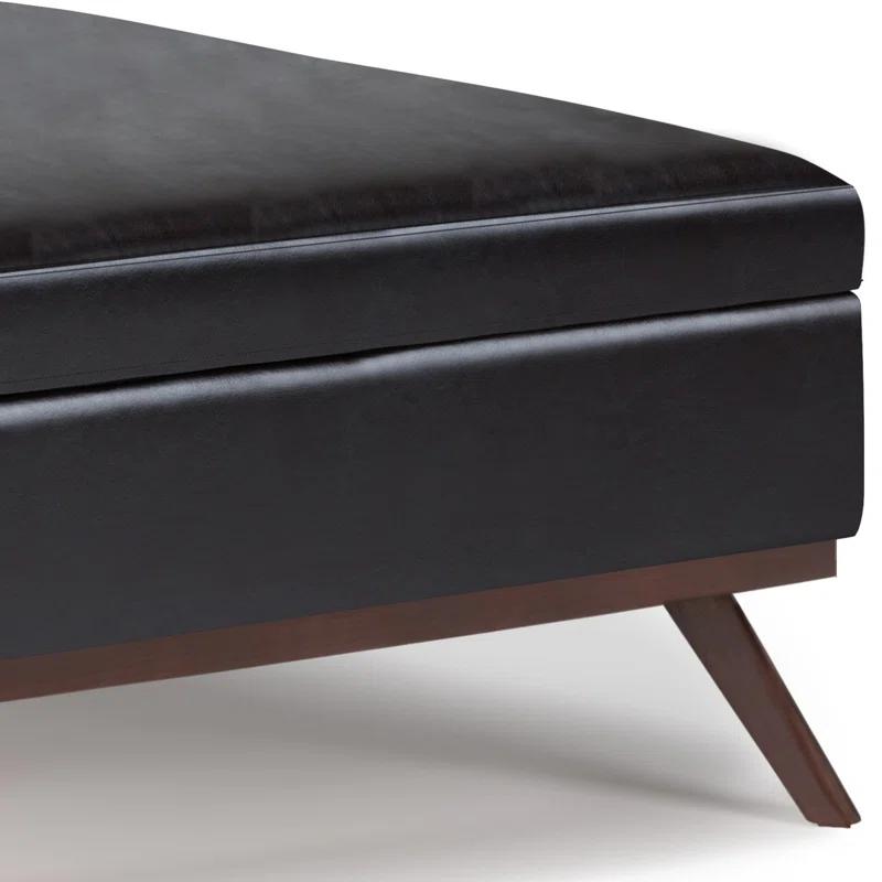 Owen Faux Leather Ottoman