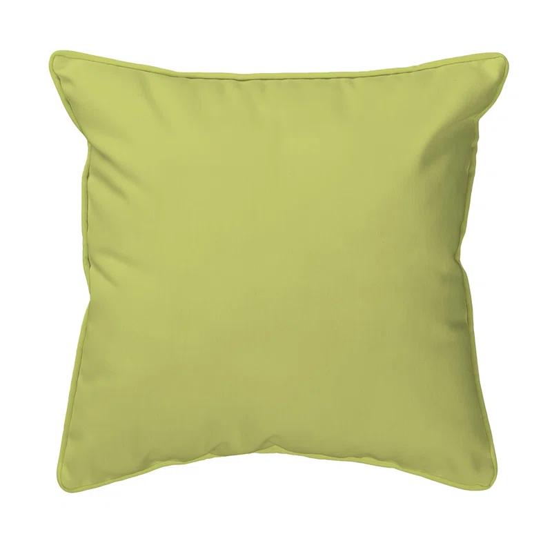 Betsy Drake Interiors Hummingbird Indoor/Outdoor Reversible Throw Pillow