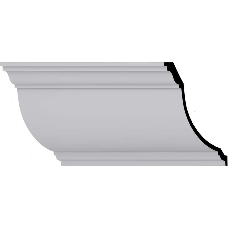 Ekena Millwork 11 7/8"H x 11 7/8"P x 16 5/8"F x 94 1/2"L Claremont Crown Moulding
