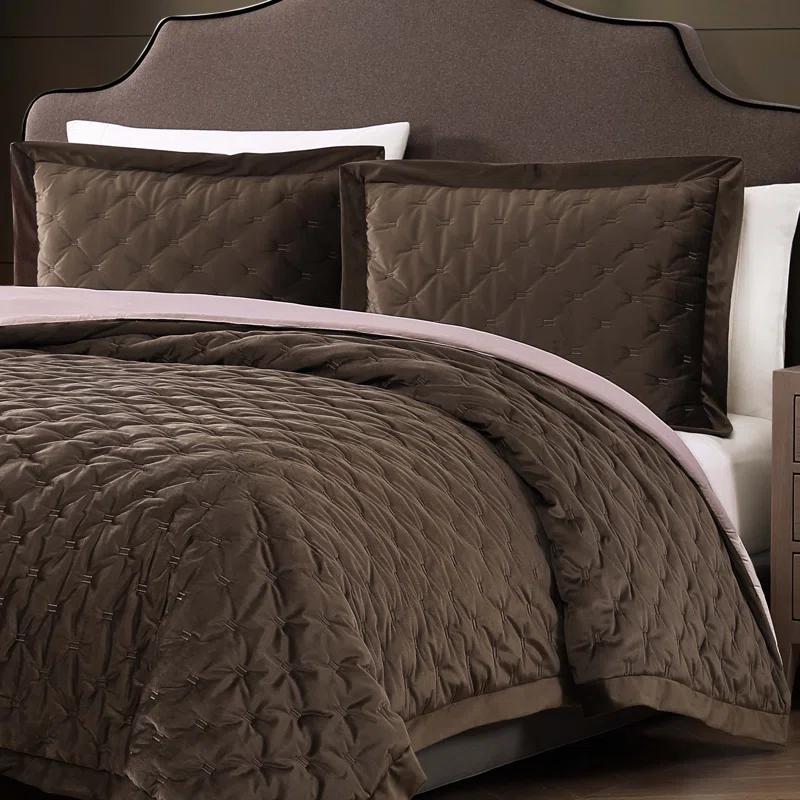 BeBeJan Bebejan 3 Piece Velvet Comforter Set