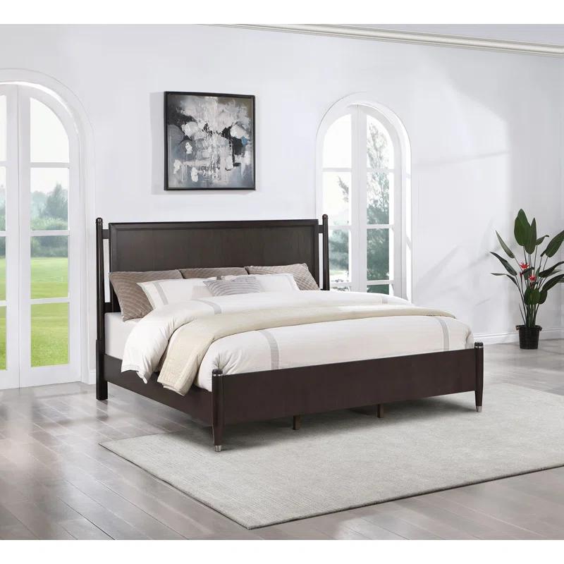 Kirby Kha Emberlyn Wood Poster Bed Brown