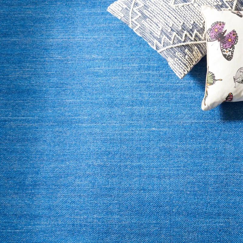 Highland Dunes Grice Hand Woven New Zealand Wool Solid Color Rug