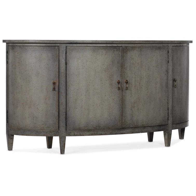 Speckled Gray 72'' Poplar and Maple Veneer Buffet