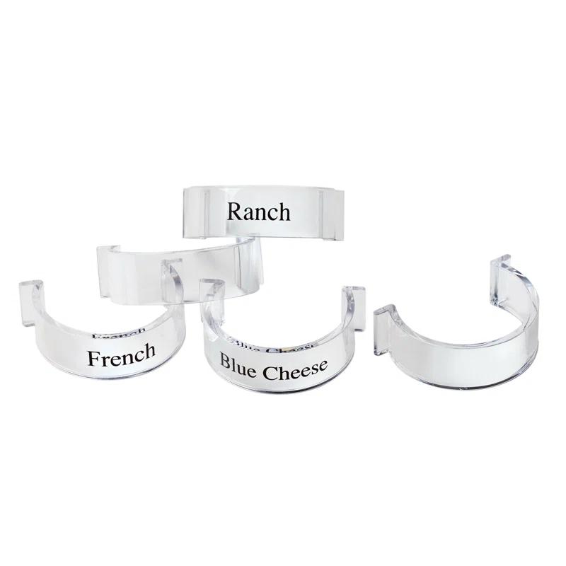 Cal-Mil Labeled Salad Dressing Bottle Clips | Wayfair