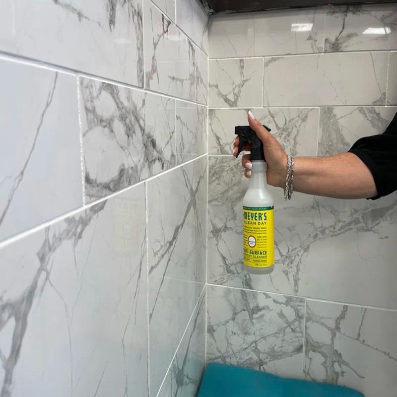 The Tile Life South Beach 24'' L x 3'' W Porcelain Bullnose Tile Trim