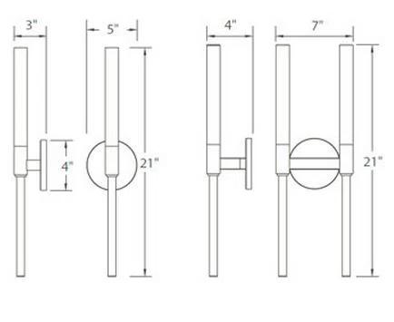 Magic Dimmable LED Bath Sconce