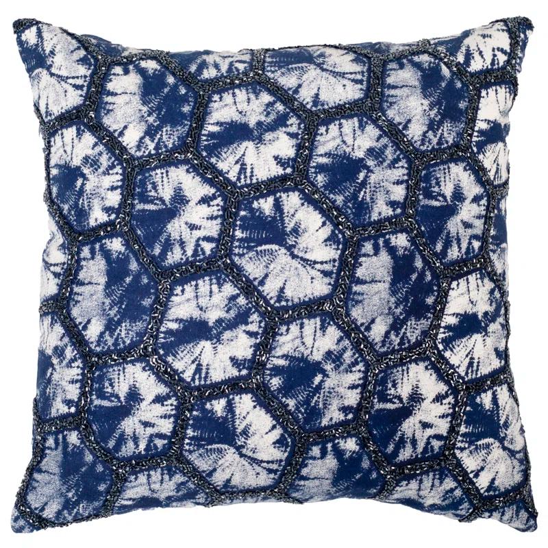 Safavieh Delra Embroidered Cotton Throw Pillow