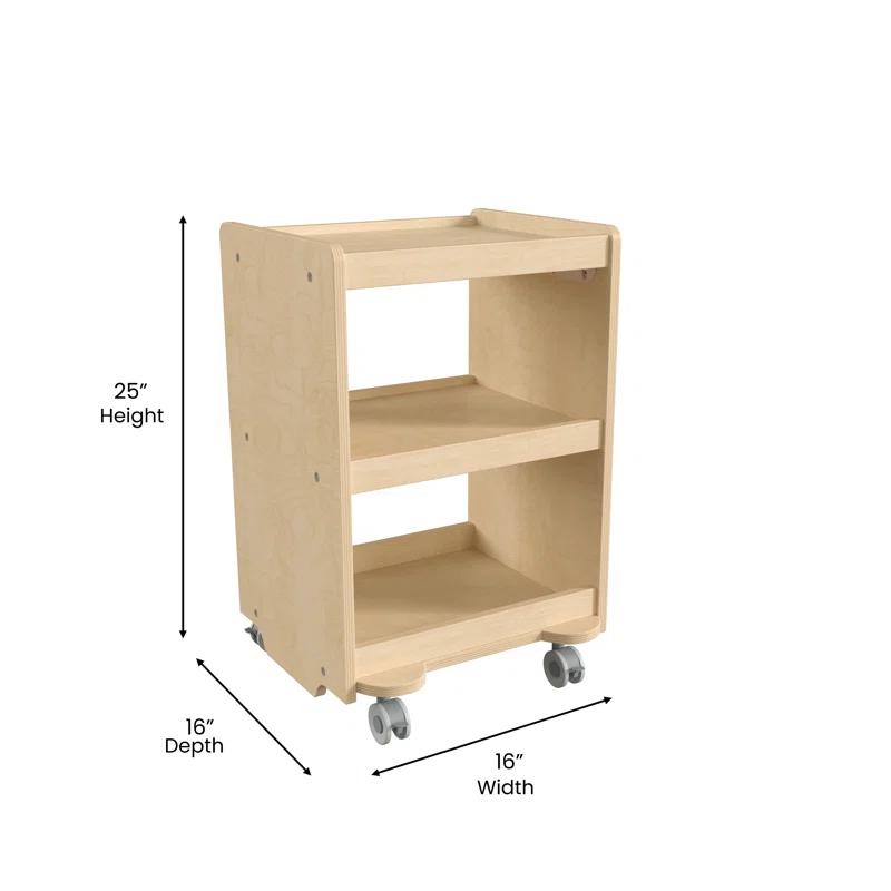 Bright Beginnings Manufactured Wood Teaching Cart