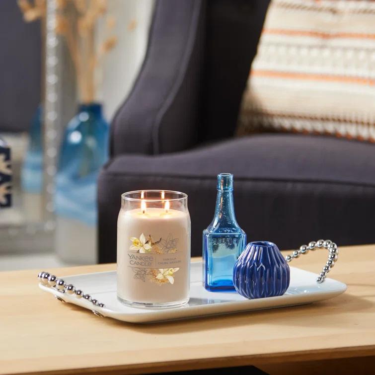 YANKEE CANDLE Signature Vanilla Crème Brulée Scented Candle