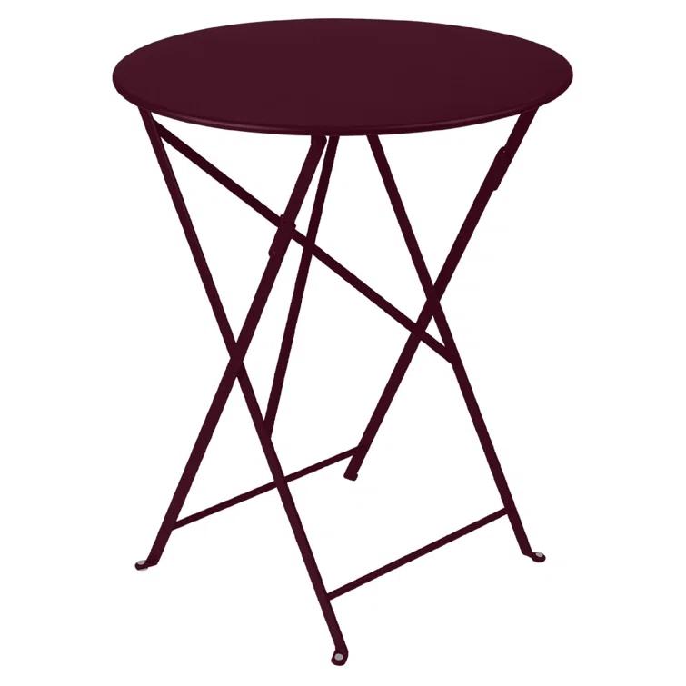 Bistro Round Metal Outdoor Folding Bistro Table