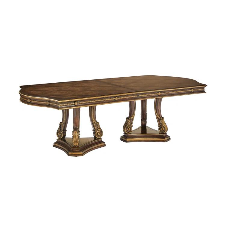 Maitland-Smith Sovereign Extendable Mahogany Solid Wood Dining Table
