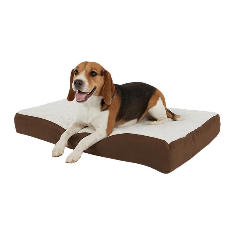 PETMAKER Orthopedic Dog Bed - Memory Foam Crate Mat with Machine Washable Cover