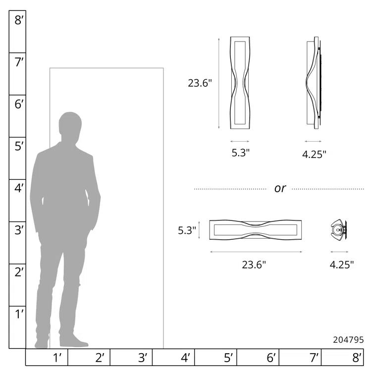 Dune Flush Mounted Sconce