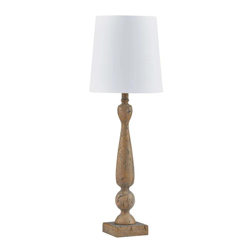 Rodd 32" Resin Table Lamp with Fabric Shade, Natural (Set of 2)
