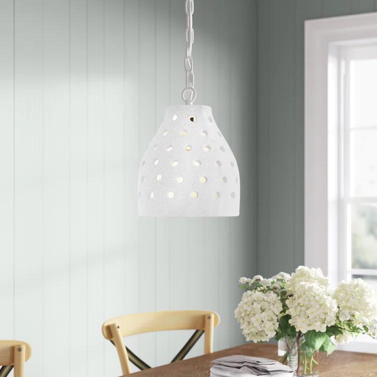 Pristina Single Light Ceramic Dimmable Pendant