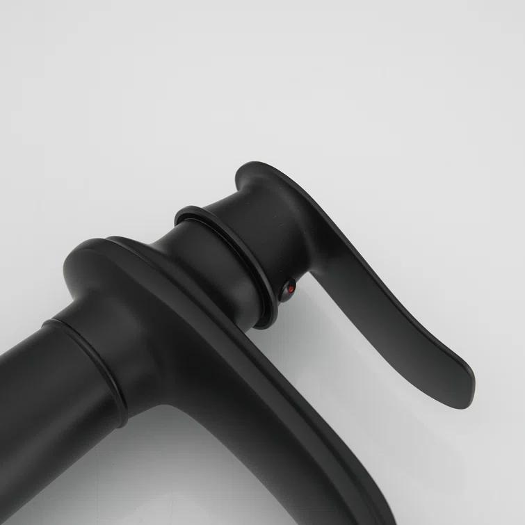 Greenspring Waterfall Single Hole Single Handle Bathroom Vanity Sink Faucet GBF6046B2