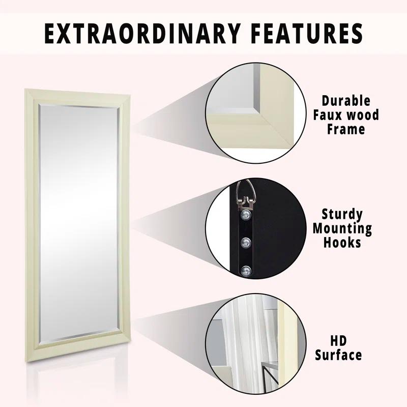 Red Barrel Studio® Starkweather Tall Oversized Full Length XL Mirror Large Standing Silver Floor Mirror
