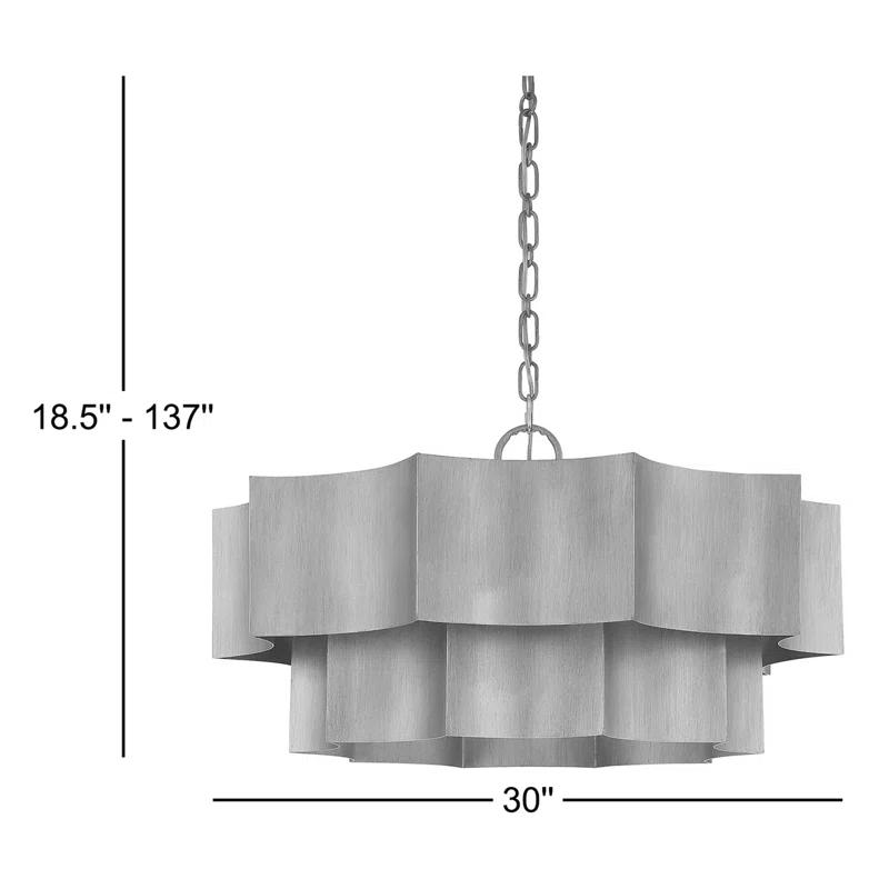 Carney 6 - Light Statement Geometric Chandelier