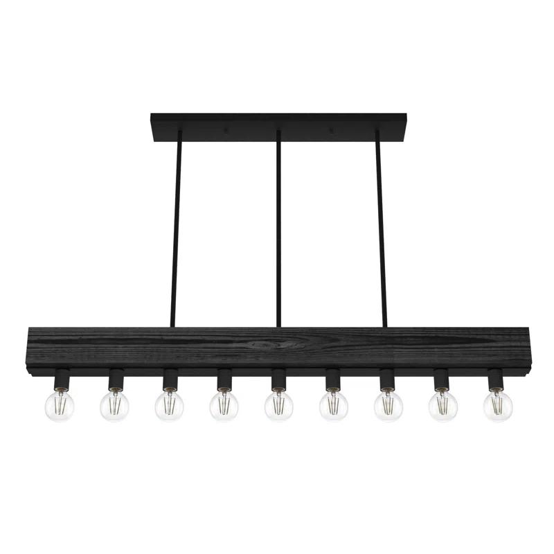 Hunter Fan Donelson 9 - Light Kitchen Island Linear Pendant
