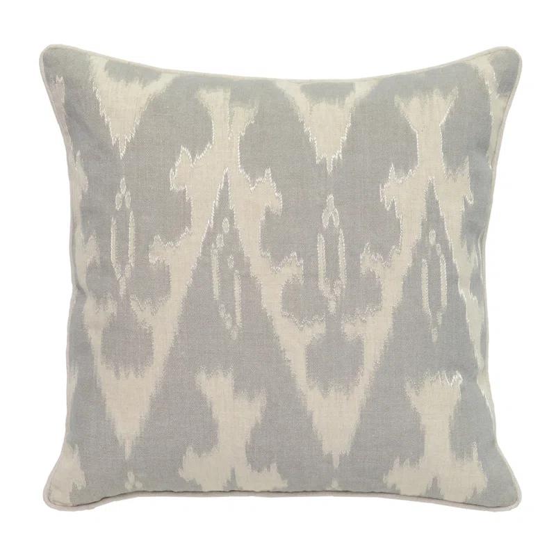 Villa by Classic Home Fay Embroidered Reversible Throw Pillow