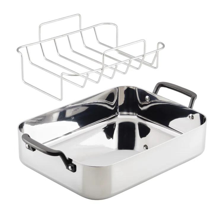 KitchenAid Stainless Steel Roasting Pan with Rack