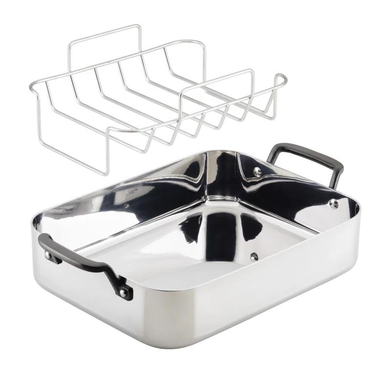 KitchenAid Stainless Steel Roasting Pan with Rack