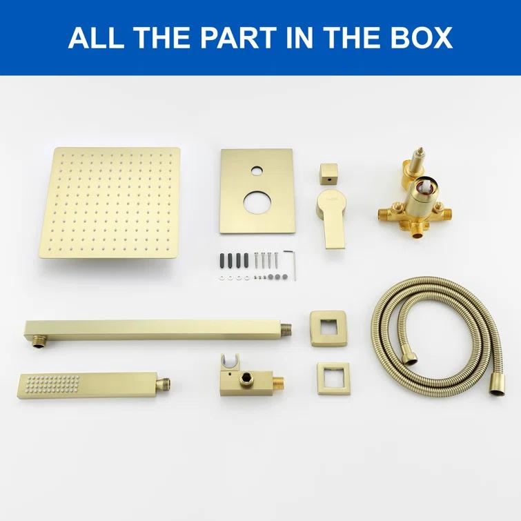 SHAMANDA All-In-One Kit with Rough in-Valve 88003BG