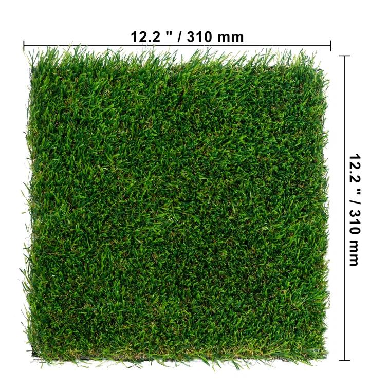 VEVOR 12" x 12" Artificial Grass Turf Panels (Set of 9)
