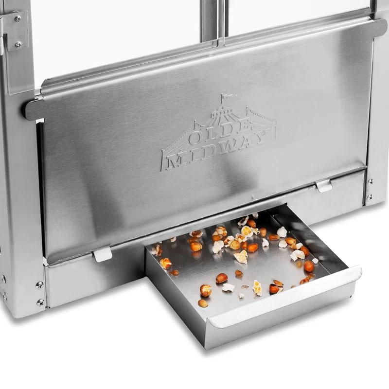 Olde Midway Olde Midway Tabletop Popcorn Machine, Popcorn Machine Stand / Cart