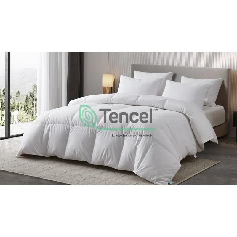 Martha Stewart Martha Stewart Tencel/Cotton Blend Hungarian Goose Down Comforter - All Season