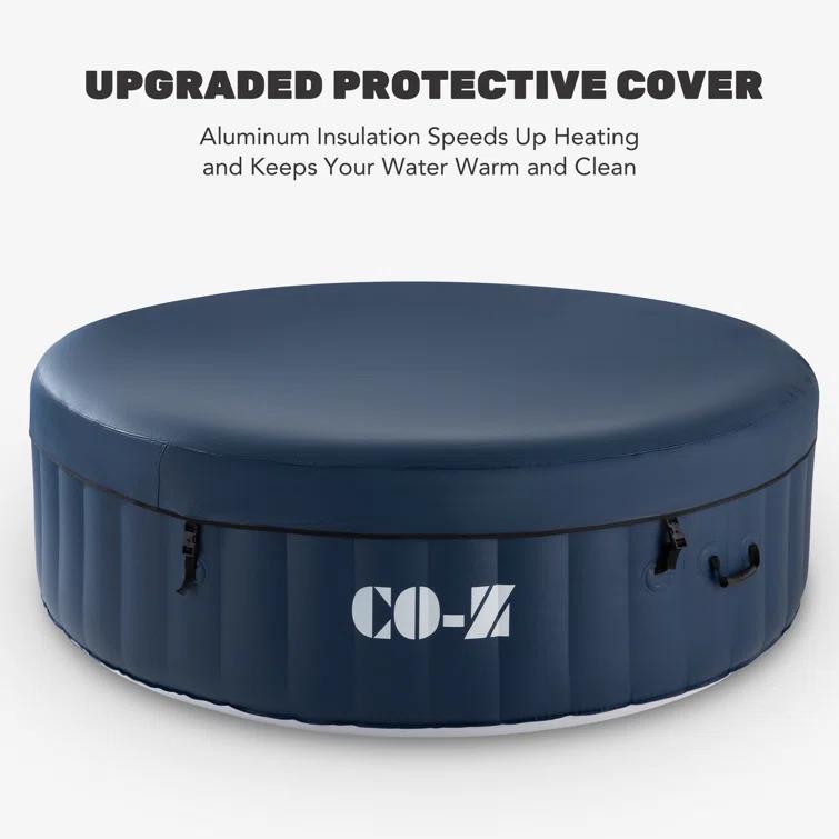 CO-Z 2-4 - Person 120 - Jet Vinyl Inflatable Hot Tub