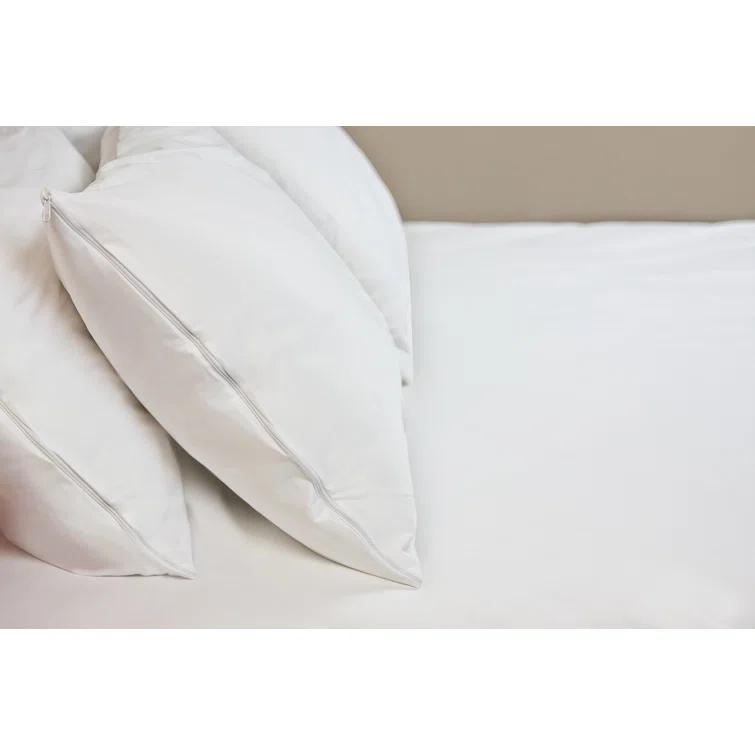 Hospitology The Original Sleep Defense System Zippered Waterproof Dust Mite Proof Hypoallergenic Pillow Encasement (Set of 2)