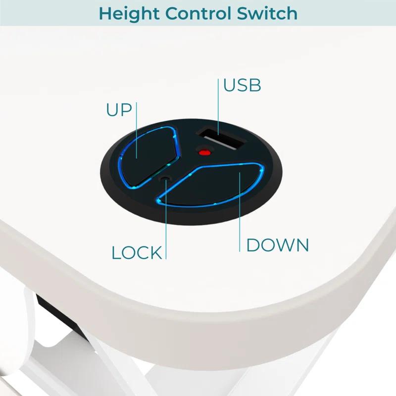 VERSADESK VersaDesk PowerPro Electric Height Adjustable Desk Converter w/ USB Charging Port