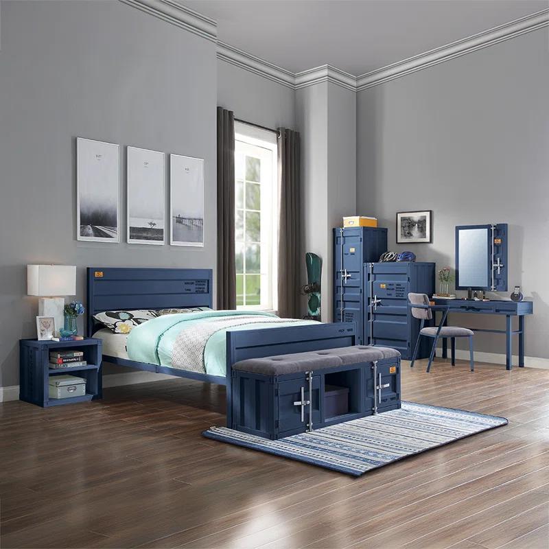 Acme Cargo Fabric Upholstered Storage Bench