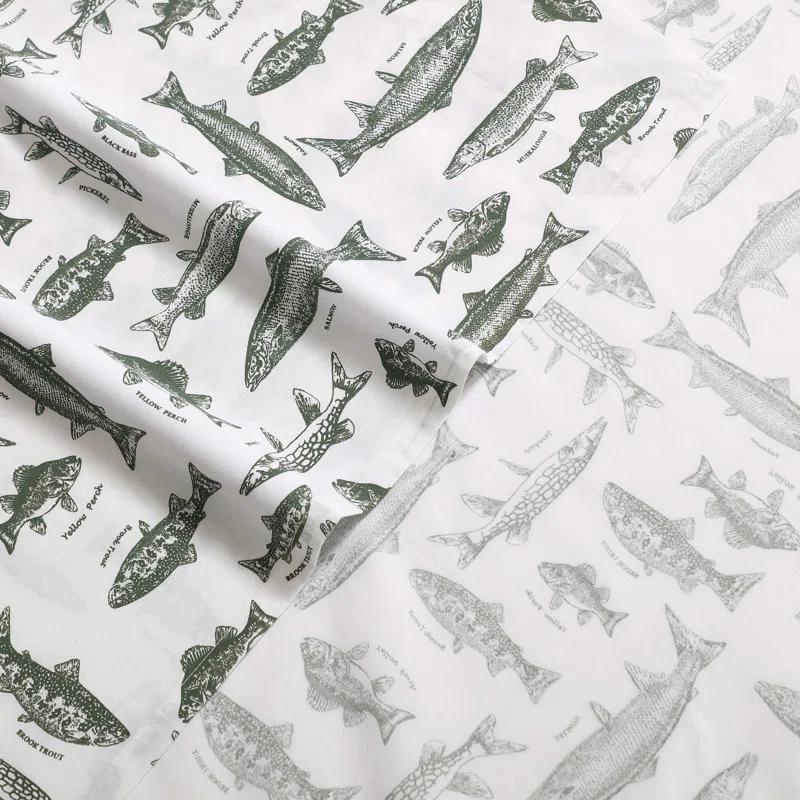 Eddie Bauer Eddie Bauer Printed Cotton Percale Sheet Sets