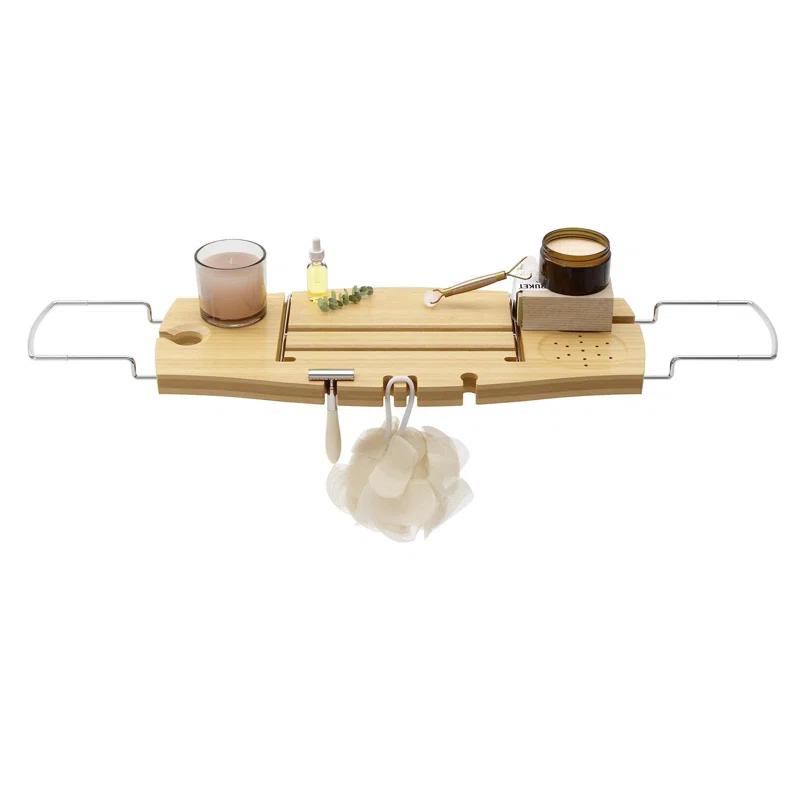 Umbra Aquala Freestanding Bamboo Bath Caddy