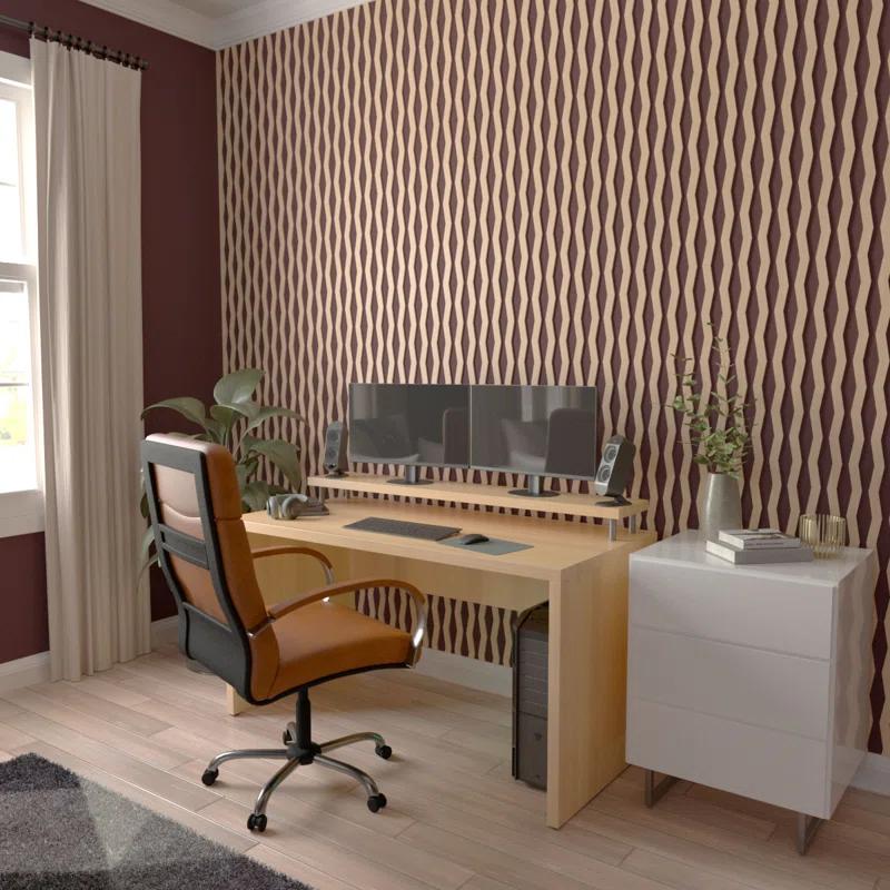 Eastport Adjustable Wood Decorative Slat Wall Panel Kit