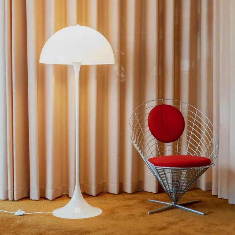 Panthella White Opal Acrylic Floor Lamp