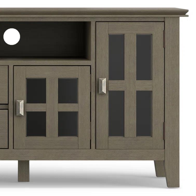 Simpli Home Artisan SOLID WOOD TV Media Stand