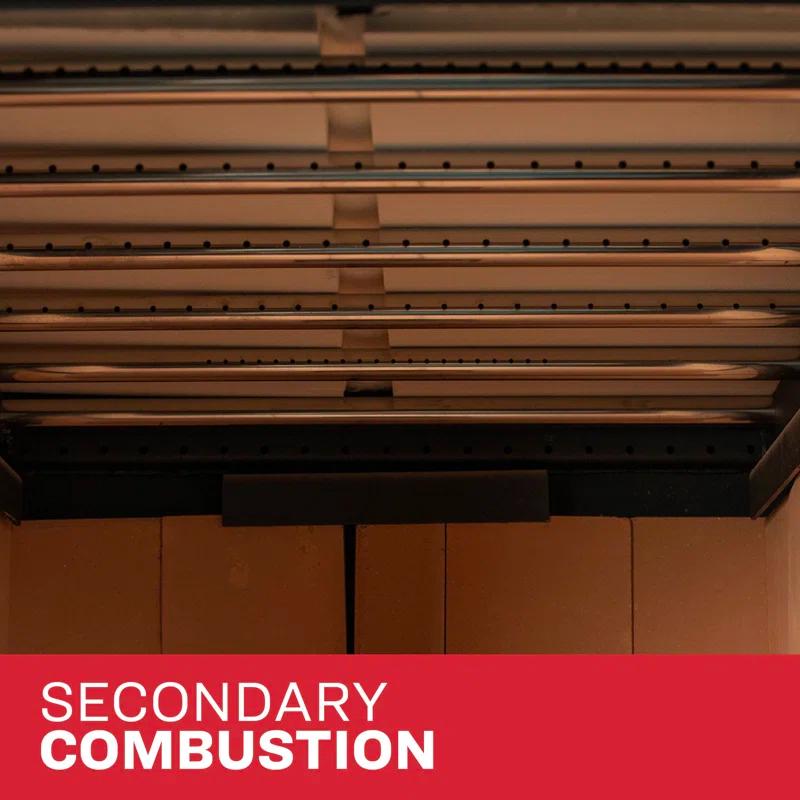 Ashley Hearth 3200 Square Feet Direct Vent Freestanding Wood Burning Stove with Blower